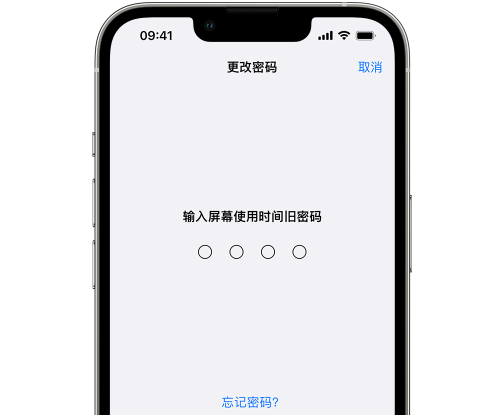 铁山iPhone屏幕维修分享iPhone屏幕使用时间密码忘记了怎么办 