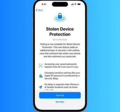 铁山苹果授权维修店分享被盗设备保护功能开启方法 