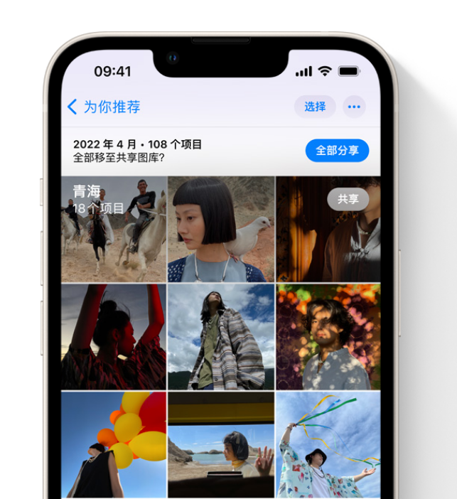 铁山苹果维修网点分享在 iPhone 上使用共享图库 