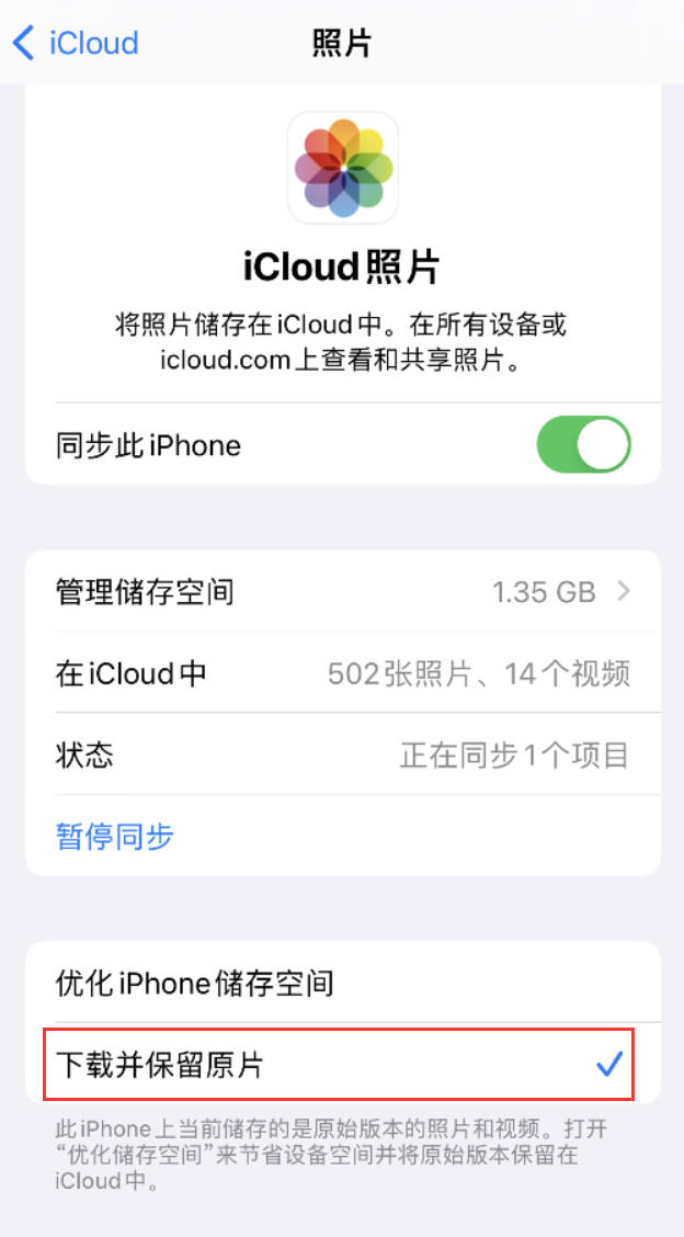 铁山苹果手机维修分享iPhone 无法加载高质量照片怎么办 