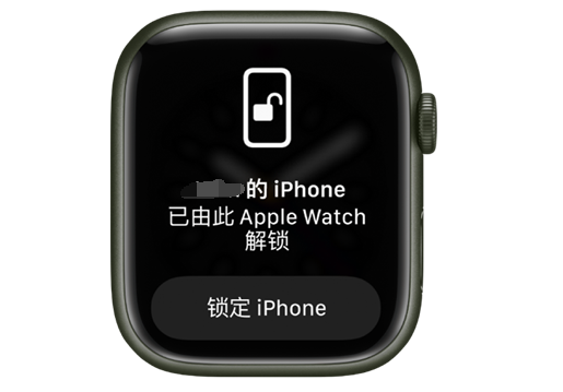 铁山苹果手机维修分享用 AppleWatch 解锁配备面容 ID 的 iPhone方法 