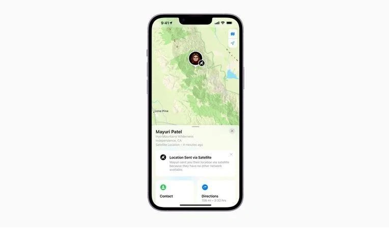 铁山苹果14维修分享iPhone14系列中 FindMy功能通过卫星分享位置方法教程 