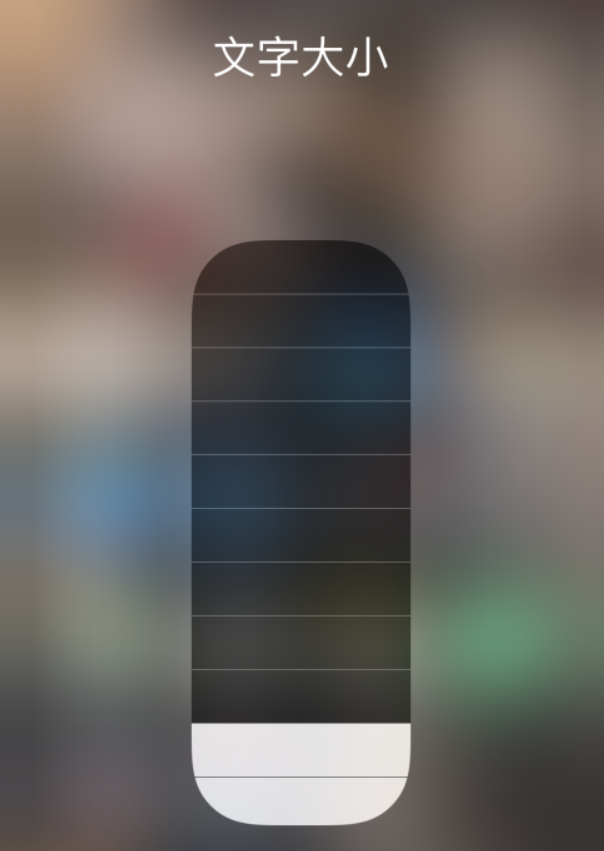 铁山苹果手机维修分享小技巧：在 iPhone 控制中心快速调节字体大小 