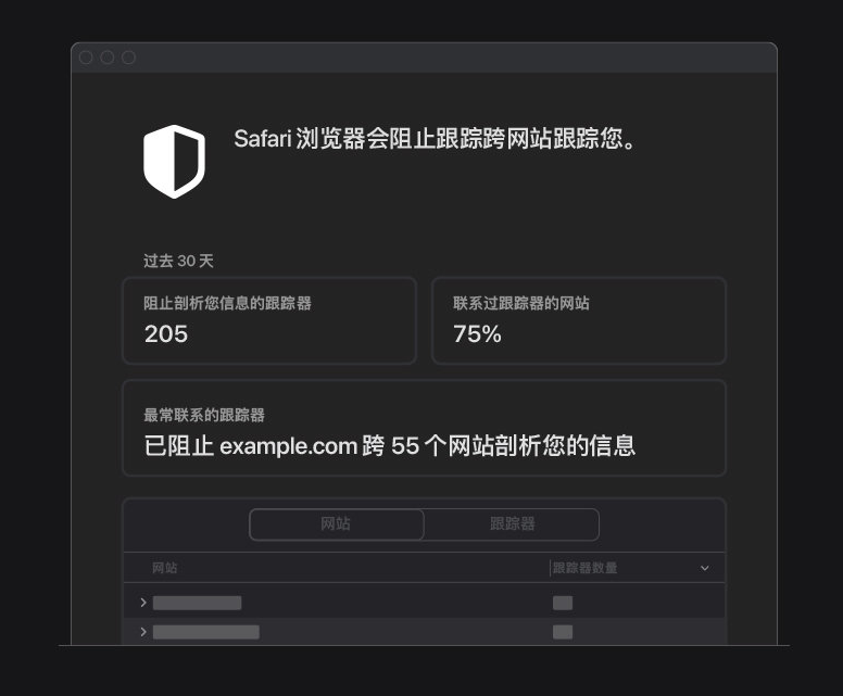 铁山苹果手机维修分享如何在 Safari 浏览器中查看和打开隐私报告 